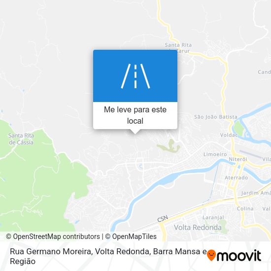 Rua Germano Moreira mapa