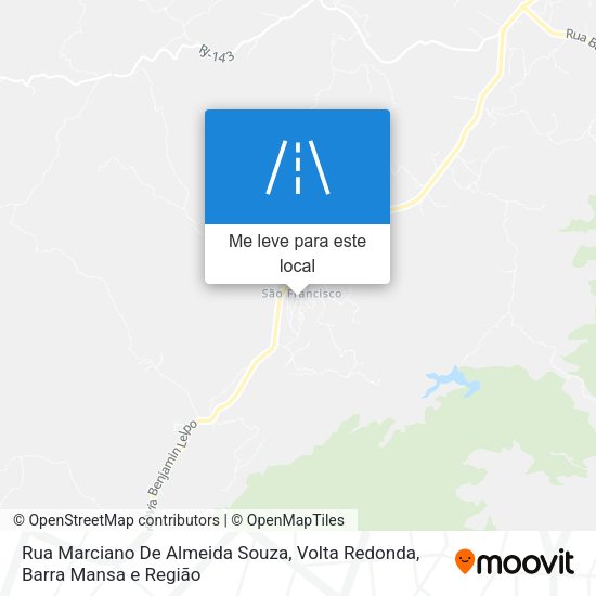 Rua Marciano De Almeida Souza mapa
