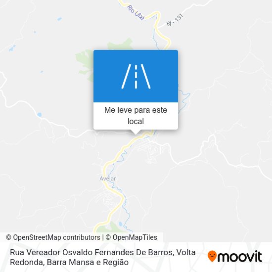 Rua Vereador Osvaldo Fernandes De Barros mapa