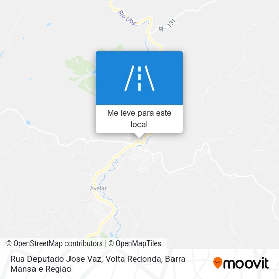 Rua Deputado Jose Vaz mapa