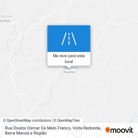Rua Doutor Osmar De Melo Franco mapa
