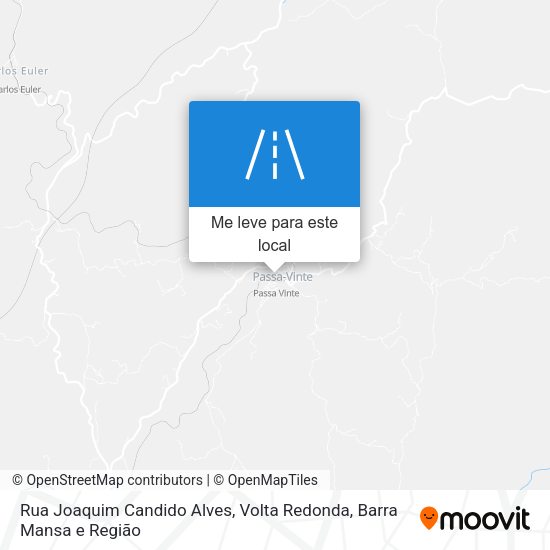 Rua Joaquim Candido Alves mapa