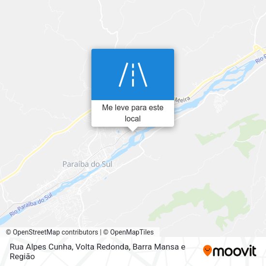 Rua Alpes Cunha mapa