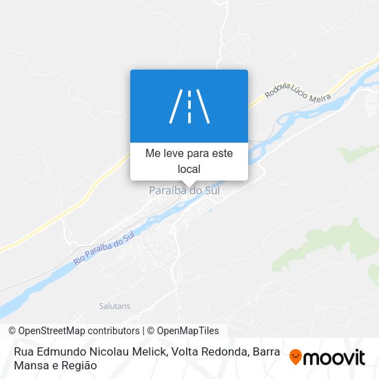 Rua Edmundo Nicolau Melick mapa