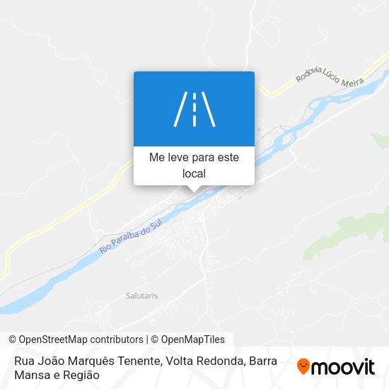 Rua João Marquês Tenente mapa