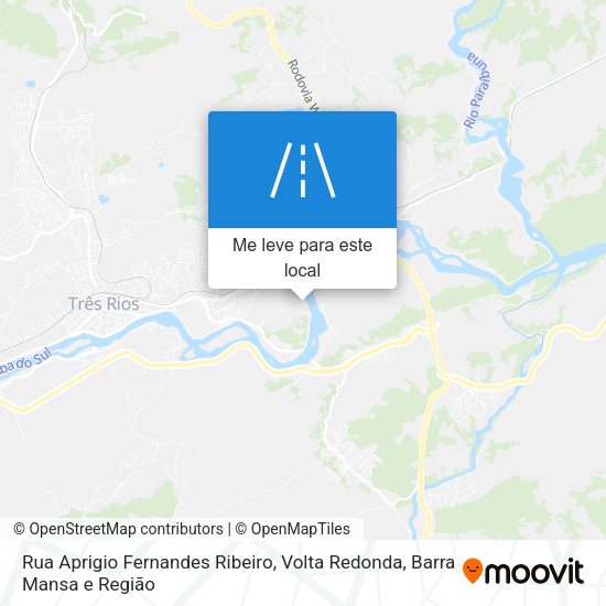 Rua Aprigio Fernandes Ribeiro mapa