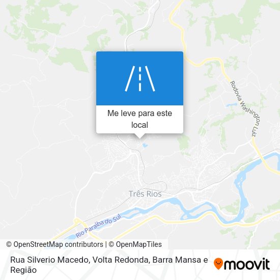 Rua Silverio Macedo mapa