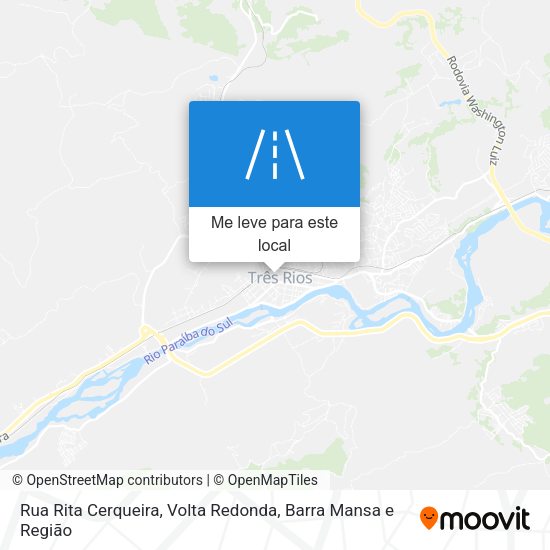 Rua Rita Cerqueira mapa