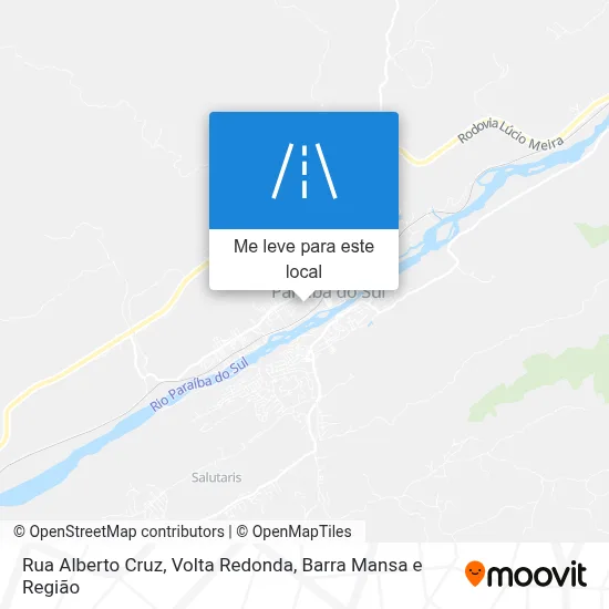 Rua Alberto Cruz mapa