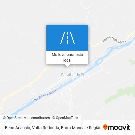 Beco Acassio mapa