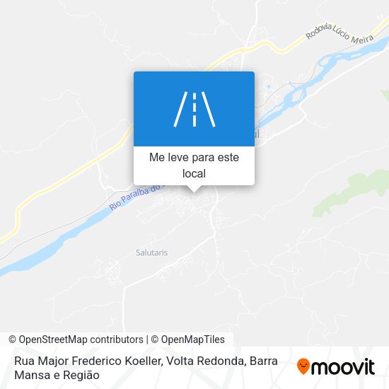 Rua Major Frederico Koeller mapa