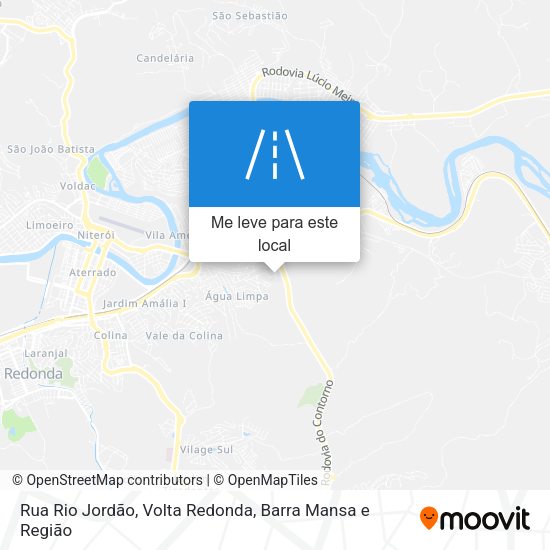 Rua Rio Jordão mapa