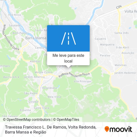 Travessa Francisco L. De Ramos mapa