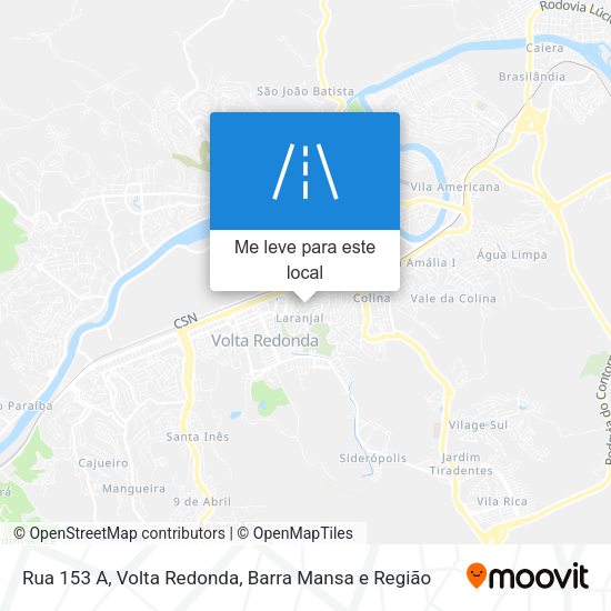 Rua 153 A mapa