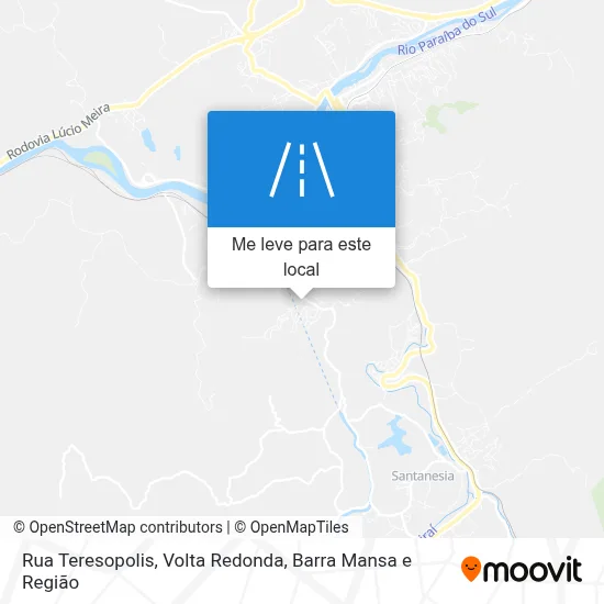 Rua Teresopolis mapa