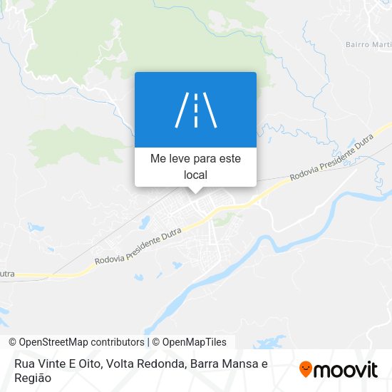Rua Vinte E Oito mapa