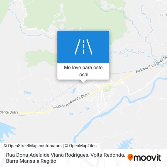 Rua Dona Adelaide Viana Rodrigues mapa