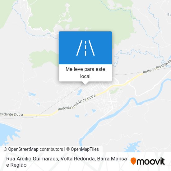 Rua Arcilio Guimarães mapa