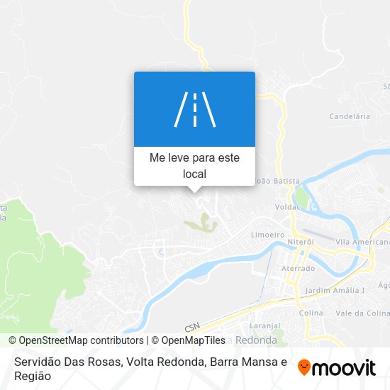 Servidão Das Rosas mapa