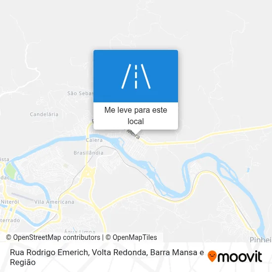 Rua Rodrigo Emerich mapa