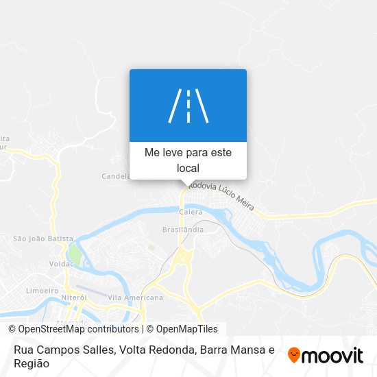 Rua Campos Salles mapa