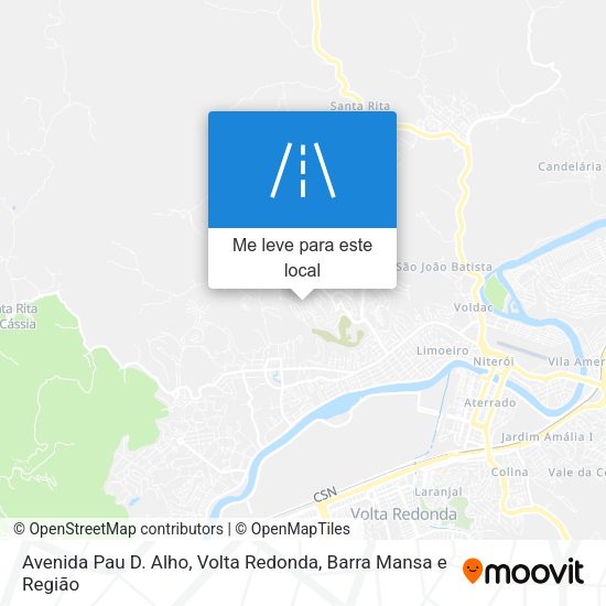 Avenida Pau D. Alho mapa