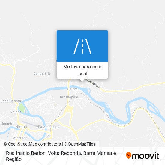 Rua Inacio Berion mapa
