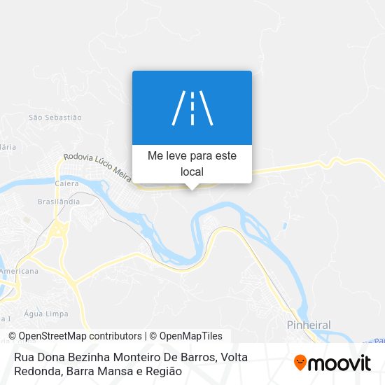 Rua Dona Bezinha Monteiro De Barros mapa