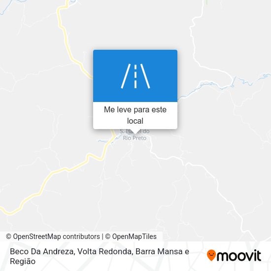 Beco Da Andreza mapa