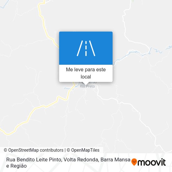 Rua Bendito Leite Pinto mapa