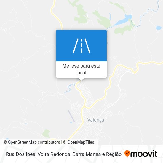 Rua Dos Ipes mapa