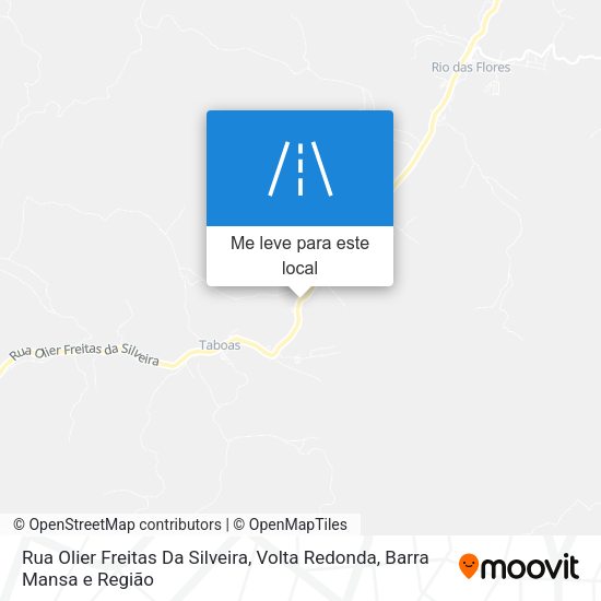 Rua Olier Freitas Da Silveira mapa