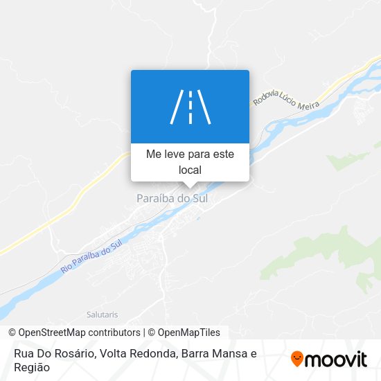 Rua Do Rosário mapa