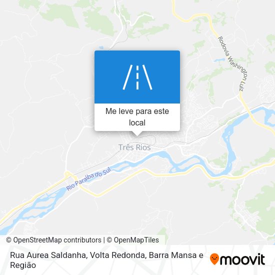 Rua Aurea Saldanha mapa