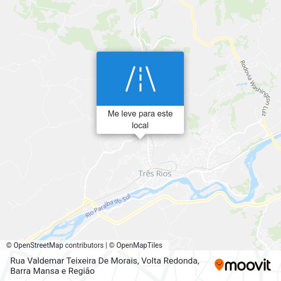 Rua Valdemar Teixeira De Morais mapa