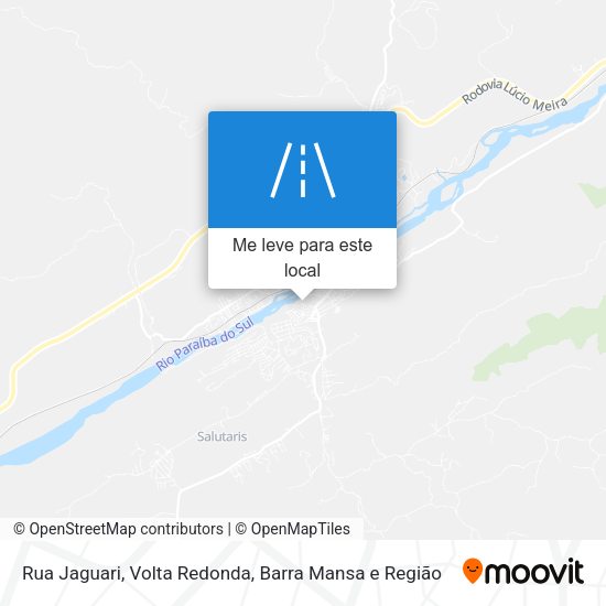 Rua Jaguari mapa