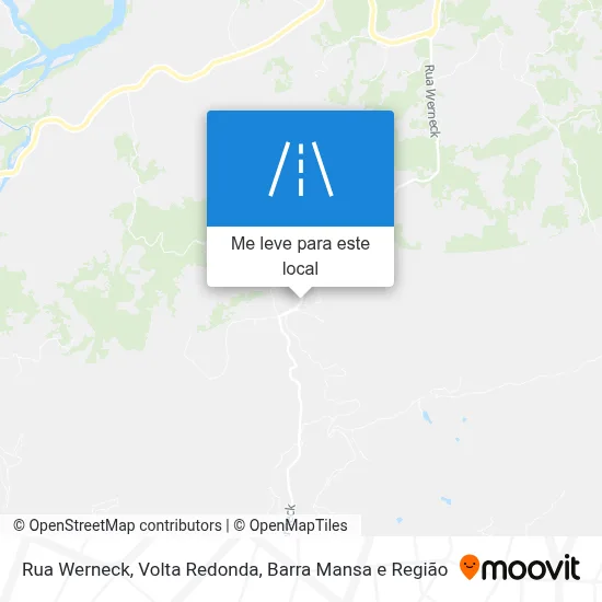 Rua Werneck mapa