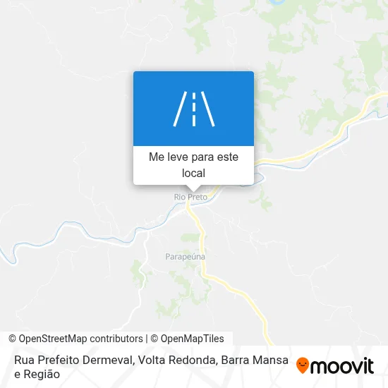 Rua Prefeito Dermeval mapa