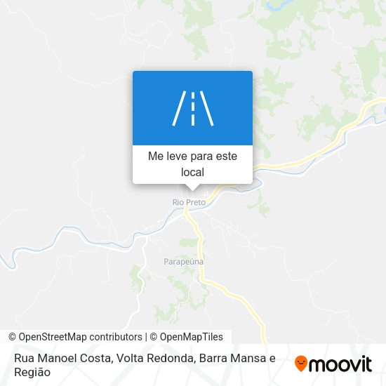 Rua Manoel Costa mapa