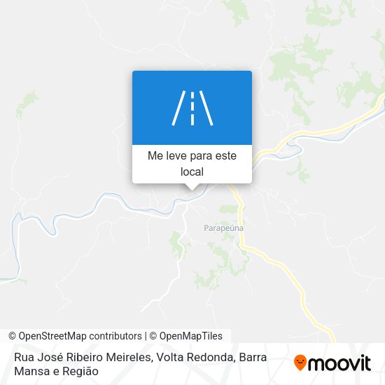 Rua José Ribeiro Meireles mapa