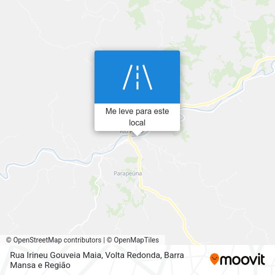 Rua Irineu Gouveia Maia mapa