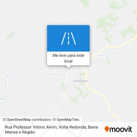 Rua Professor Vitório Alvim mapa