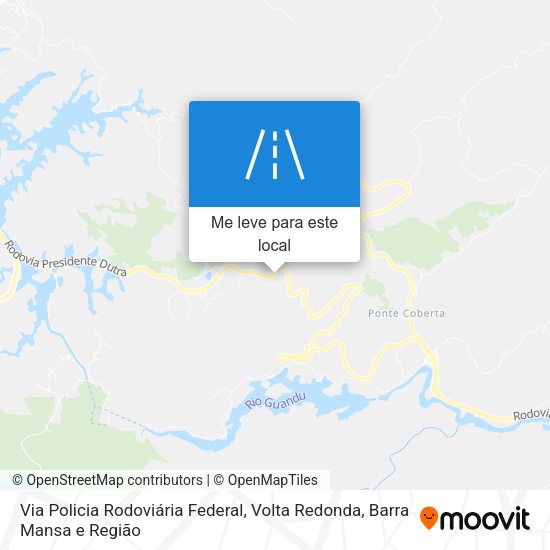 Via Policia Rodoviária Federal mapa