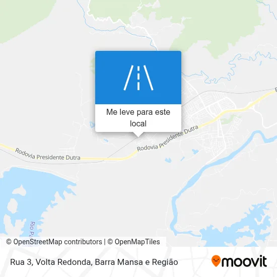 Rua 3 mapa