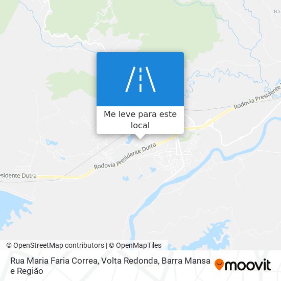 Rua Maria Faria Correa mapa