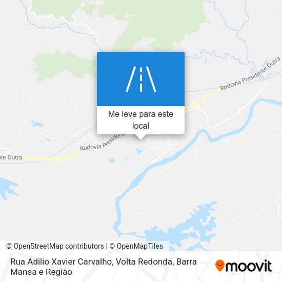 Rua Adilio Xavier Carvalho mapa