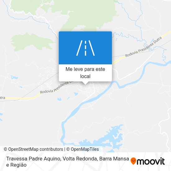 Travessa Padre Aquino mapa