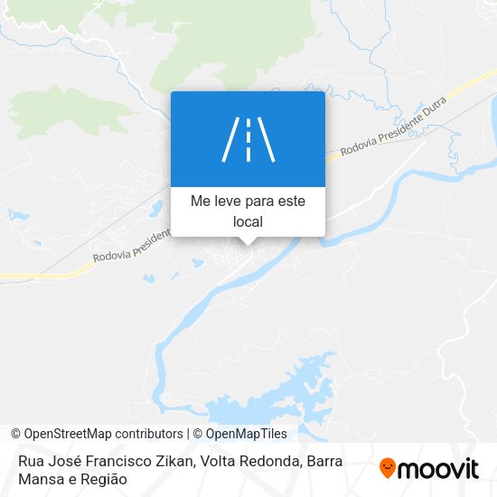 Rua José Francisco Zikan mapa