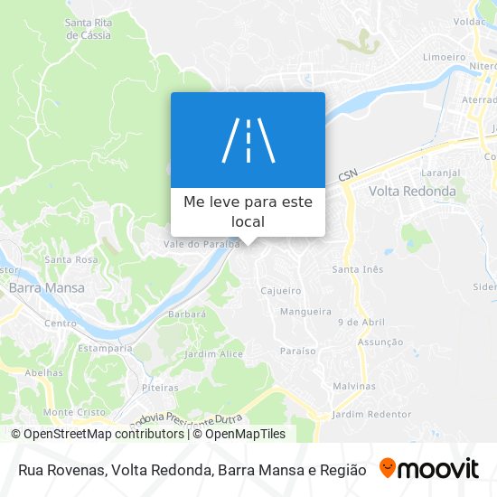 Rua Rovenas mapa