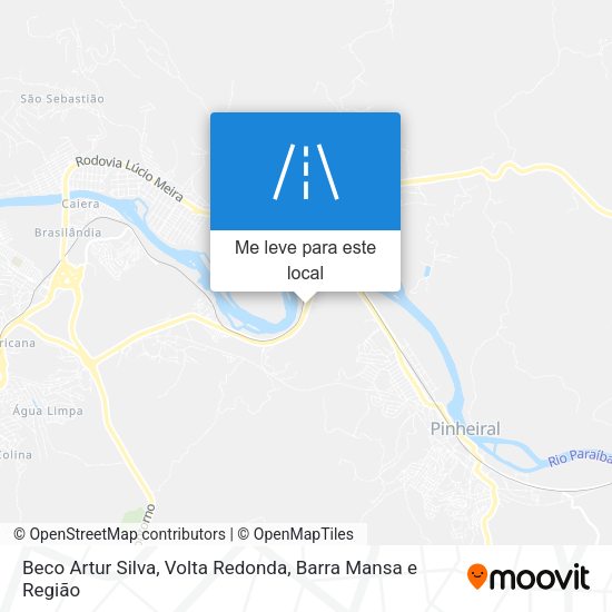 Beco Artur Silva mapa